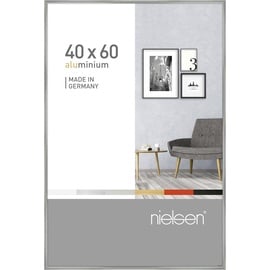 Nielsen Aluminium Bilderrahmen Pixel, 40x60 cm, Silber)