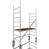 Altec Rollfix® 2.0 300 | 3m Arbeitshöhe | bremsb. Lenkrollen (Ø150mm) | Made in Germany | TÜV | belastbar 200kg/m2 | Norm - DIN EN 1004-1 | Modulares Alu Arbeitsgerüst | Baugerüst | Fahrgerüst