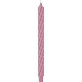 Richard Wenzel RUSTIC TWIST Stabkerzen 350 x 28 mm Antikrosa 4 St.