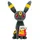 Jazwares Pokémon Nachtara 20 cm Grau/Rot/Gelb