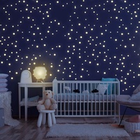 Leuchtsterne Kinderzimmer - 400 Leuchtsterne selbstklebend mit beruhigender Leuchtkraft von Homery, Leuchtsticker Kinderzimmer Aufkleber - Inkl. Kreativ & Sternzeichenanleitung