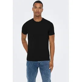 Only & Sons T-Shirt & SONS Mens Black O-NECK