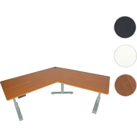 MCW Schreibtisch MCW-D40, Computertisch, 120° elektrisch höhenverstellbar ~ natur,