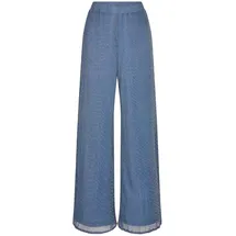 GOLDNER Schlupfhose mit Glanzeffekt Hosen Blau 40