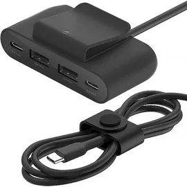 Belkin BOOST Charge 4-Port Split 2xUSB-C/2xUSB-A sw BUZ001bt2MBKB