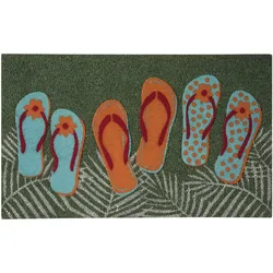 pad home design Kokos-Fußmatte Fußabtreter Summer grün