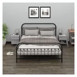 vidaXL Nachtschrank 2 Stk. 40 x 35 x 50 cm Grau