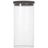 Küchenbehälter, Borosilikatglas/Korb, 1,5 l, Durchmesser 10 x 22,5 cm Natur / Sagaform - Transparent