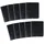 Classic Cantabile Notenmappe Deluxe Schwarz) 10er Set