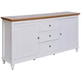 Jahnke Sideboard »COTTAGE SB 150«, (1 St.), Sideboard, Landhausstil, 2 Türen und 3 Schubladen, Breite ca. 150 cm stehend, Wohnzimmer, Kommoden, Sideboards,