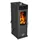 baba's stove Eco Mini Hybridofen Metall Schwarz