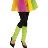Widmann MILANO Party Fashion - Stulpen, Neon, Kostümzubehör, 80er Jahre, Karneval, Mottoparty