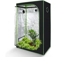Tolletour - Growzelt Growbox Gewächshaus Indoor Pflanzenzelt 120x60x180CM