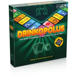 Gomazing Brettspiel – Drinkopolus Partyspiel für Erwachsene inkl. Spiel THEKE