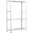SCHULTE Regalwelt Fachbodenregal Metall 180 cm x 100 cm x 40 cm Weiß