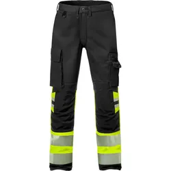 Fristads High Vis Stretch-Hose Kl. 1 2705 PLU 127731 - warnschutz-gelb/schwarz - D100