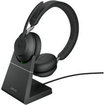 JABRA Evolve2 65 USB-A UC Stereo schwarz mit Ladestation