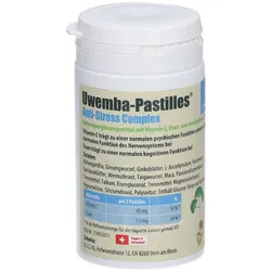 Uwemba-Pastilles® Anti-Stress Complex: Mit Ashwagandha, Ginseng und Ginkgo für innere Ruhe und Ausgeglichenheit