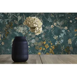 A.S. Création Vliestapete Blumen 53 cm x 1005 cm 1 St Petrol 388253