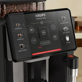 Krups Sensation EA910A Kaffeevollautomat schwarz/silber