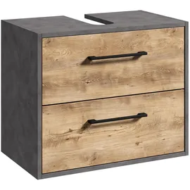 Badplaats Waschbeckenunterschrank Florence 60 x 47 cm Grau