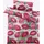 Heine Mako-Satin Erika/Magenta 135 x 200 cm + 40 x 80 cm