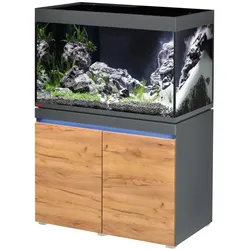 EHEIM incpiria 330 LED Aquarium mit Unterschrank graphit-natur