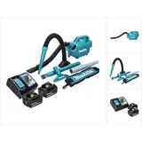 Makita DCL 184 RM Akku Staubsauger 18 V 54 mbar 0,5 l + 2x Akku 4,0 Ah + Ladegerät