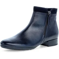 Gabor Stiefelette »Pisa«, Blockabsatz, Businessschuh, Komfortschuh in Weite H (=sehr weit) Gr. 40, nachtblau, , 51663667-40