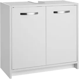 Tectake Waschbeckenunterschrank 63 x 55 cm Weiß