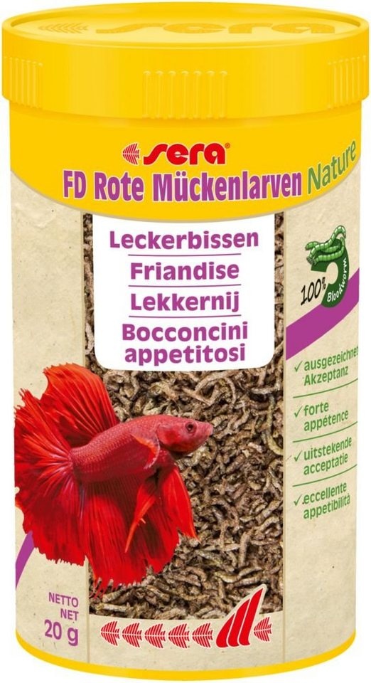 Sera Aquariendeko sera FD Rote Mückenlarven nature 250 ml