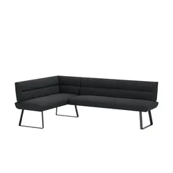 KOINOR Eckbank  Dining System 3 , schwarz , Maße (cm): H: 88