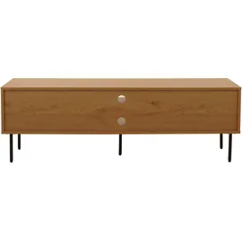 Mendler HWC-N78 Lowboard 50x150x40cm Natur Melamin