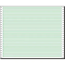 Sigel Computer Paper - Perforiert - grüne Linien