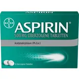 ASPIRIN 500MG  8 St Überzogene Tabletten