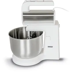 UNOLD HANDMIXER mit Rührschüssel Hannah 78720, Handmixer, Weiß, Schlagen, Kneten