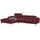 W.Schillig Ecksofa »piedroo, Designsofa mit tollem Sitzkomfort, L-Form«, Kopfteilverstellung, wahlweise mit Sitztiefenverstellung, Breite 303cm rot