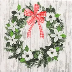 PAPSTAR Servietten Christmas Wreath 20 St.