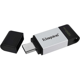 Kingston DataTraveler 80 128 GB silber USB-C 3.2