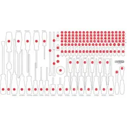 KS Tools Leere Schaumstoffeinlage zu 813.0146