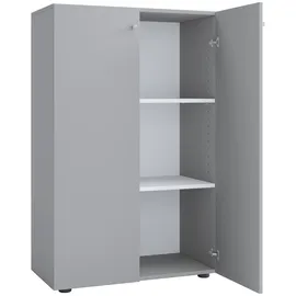 VCM Lona Aktenschrank 70 x 40 x 110 cm grau