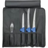 F.Dick DICK Textil-Rolltasche "Angler" 4-tlg. (Maße 34,50 x 35,50 x 6cm, Blau, 82461000