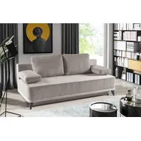 WERK2 Schlafsofa »Rosso«, 2-Sitzer Sofa und Schlafcouch mit Federkern & Bettkasten