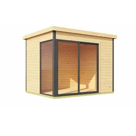 Lasita Maja Gartenhaus Austin 1 3 x 2,4 m Natur