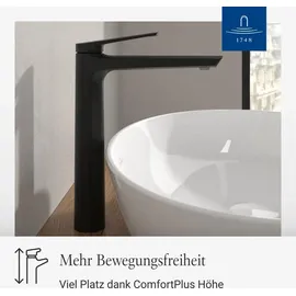 Villeroy & Boch Oasis Waschtischarmatur Auslauf Matt Black