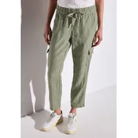 STREET ONE Leinenhose "Style BONNY", Damen, Gr. 36, Länge