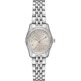 Michael Kors Damen Analog Quarz Armbanduhr Lexington MK4843 - silber