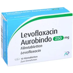 LEVOFLOXACIN Aurobindo 250 mg Filmtabletten 10 St