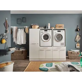 laundreezy Mehrzweckschrank-Set »LAUNDREEZY LDSK12«, Weiß