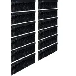 Hager FZ876WE Bodenblech mit Bürste 1600x400mm (BxT).Bodenblech zum Einlegen der Kabel in den Anreihstandschrank.